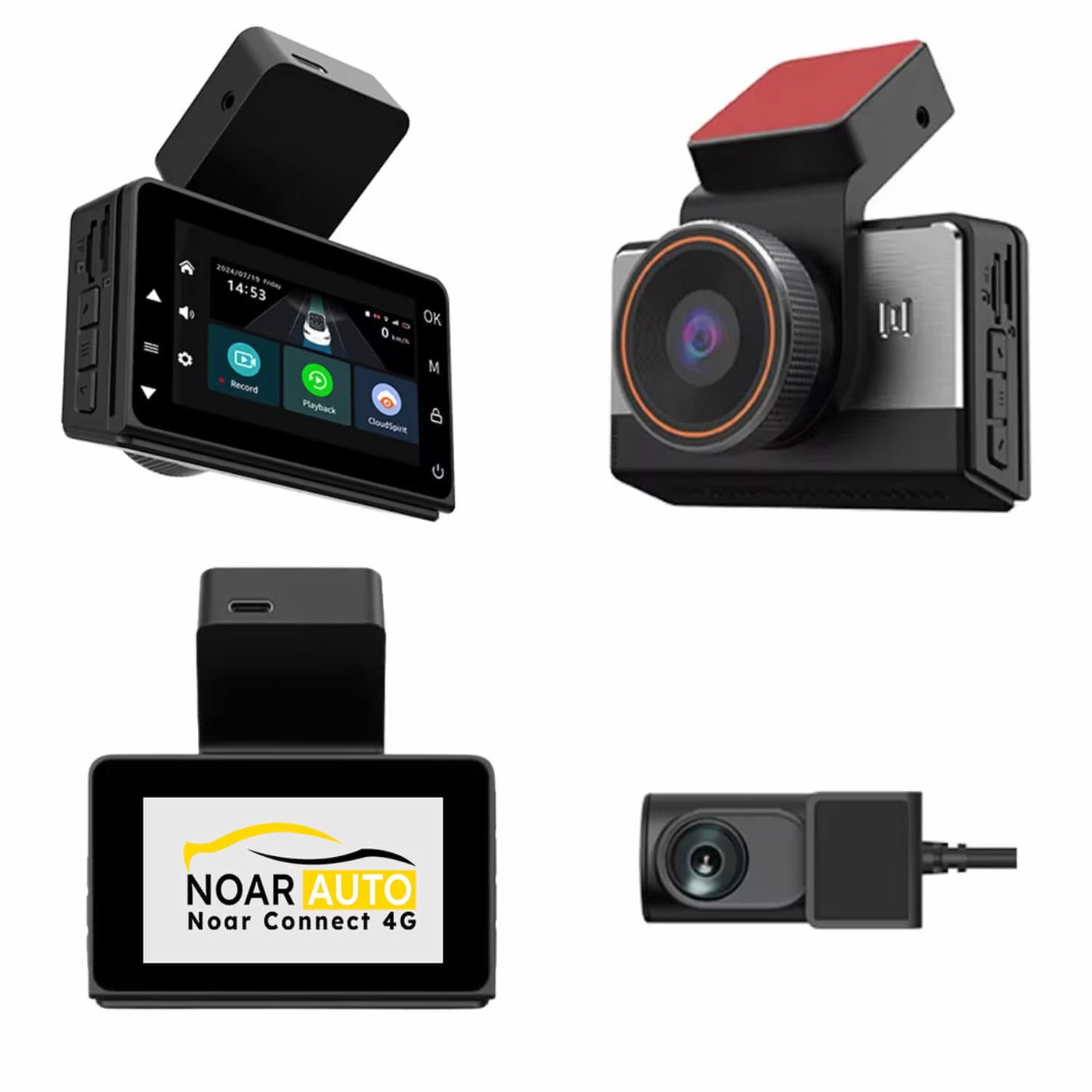 CAMERA AUTO 4G CARTELA SIM - NOAR CONNECT 4G + CARD 128GB CADOU, MONITORIZARE LA DISTANTA