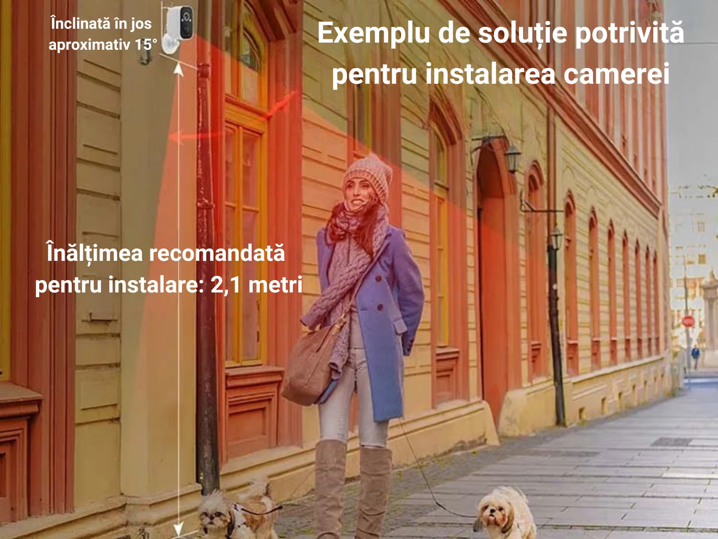 CAMERĂ DE SUPRAVEGHERE SOLARĂ FIXĂ WIFI 2K, VEDERE NOCTURNĂ COLOR, AUDIO BIDIRECȚIONAL, CONTROL DIN APLICAȚIE
