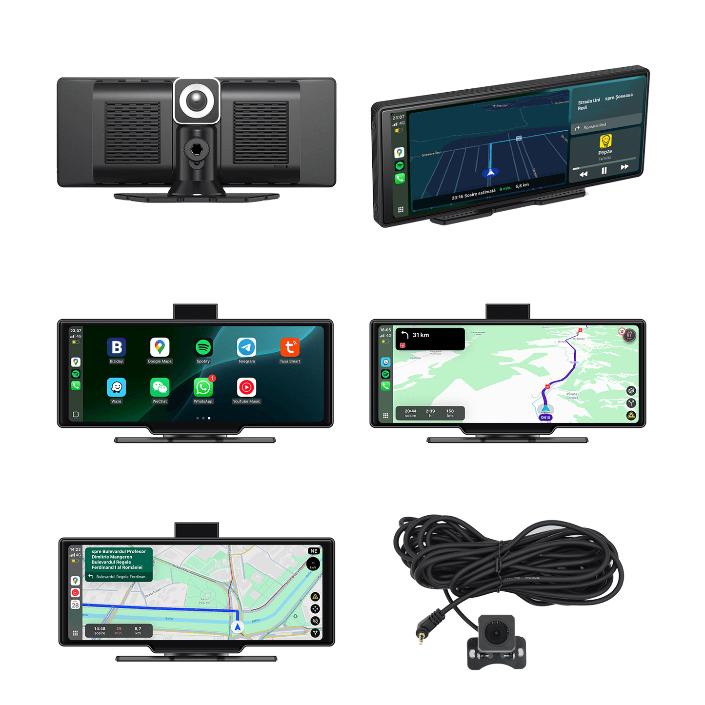NAVIGATIE CARPLAY & ANDROID NOAR SMART NAVI X + CARD 128GB CADOU