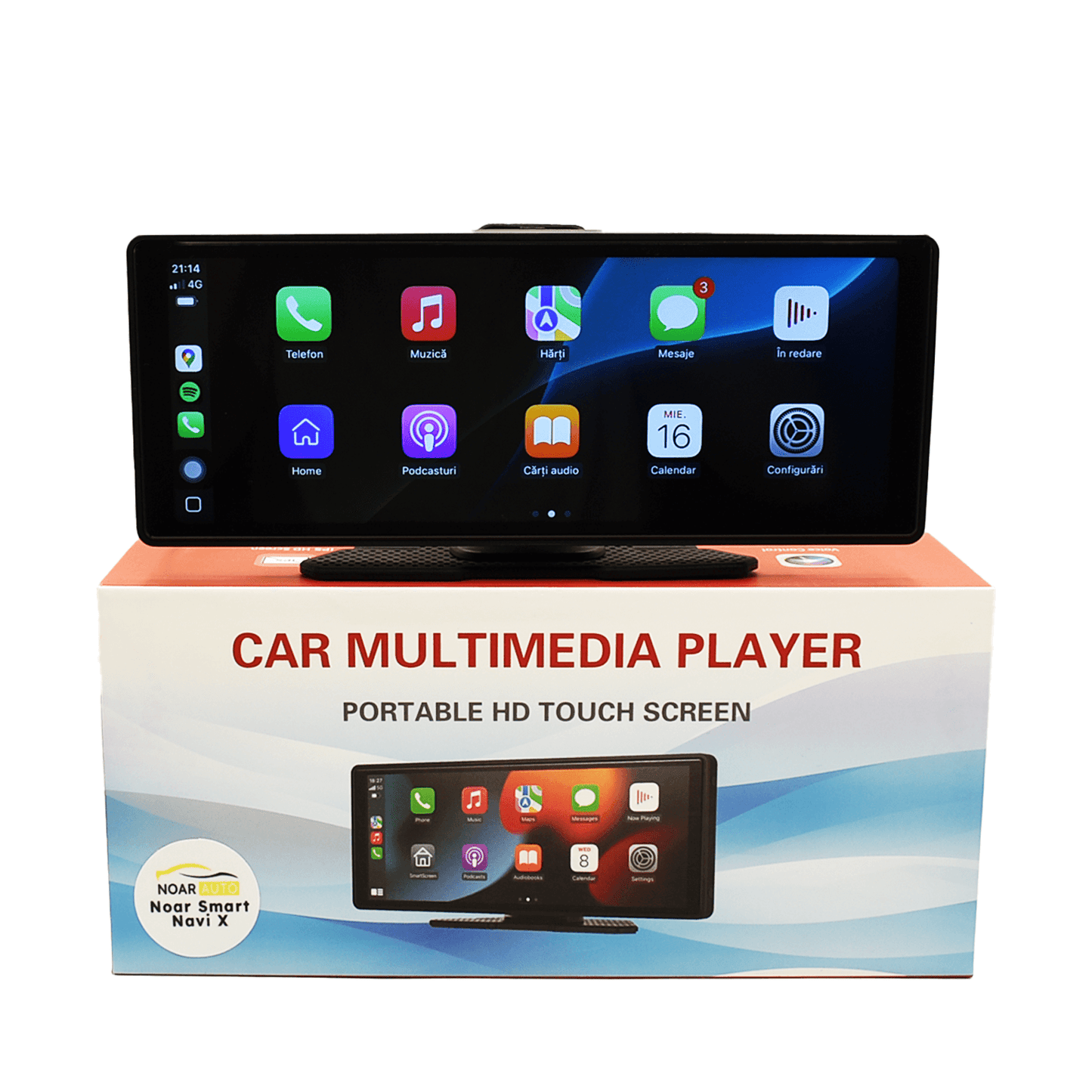 NAVIGATIE CARPLAY & ANDROID NOAR SMART NAVI X + CARD 128GB CADOU
