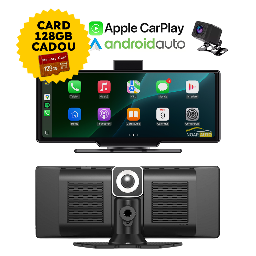 NAVIGATIE CARPLAY & ANDROID NOAR SMART NAVI X + CARD 128GB CADOU
