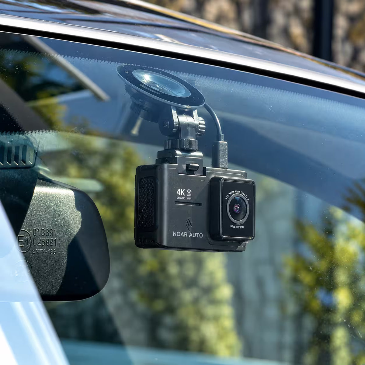 CAMERA AUTO NOAR D500 WIFI - MENIU LIMBA ROMANA, FATA 4K + SPATE FullHD, FILMARE PARCARE, VENTUZA