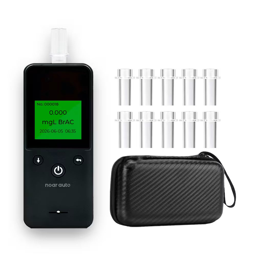 ALCOOL TESTER PROFESIONAL CU ACUMULATOR - ETILOTEST DIGITAL, ACURATETE +/- 0.01% BAC, 10 REZERVE INCLUSE