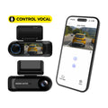 CAMERA AUTO CU CONTROL VOCAL NOAR D400 - FILMARE 4K + FULL HD, APLICATIE PE TELEFON