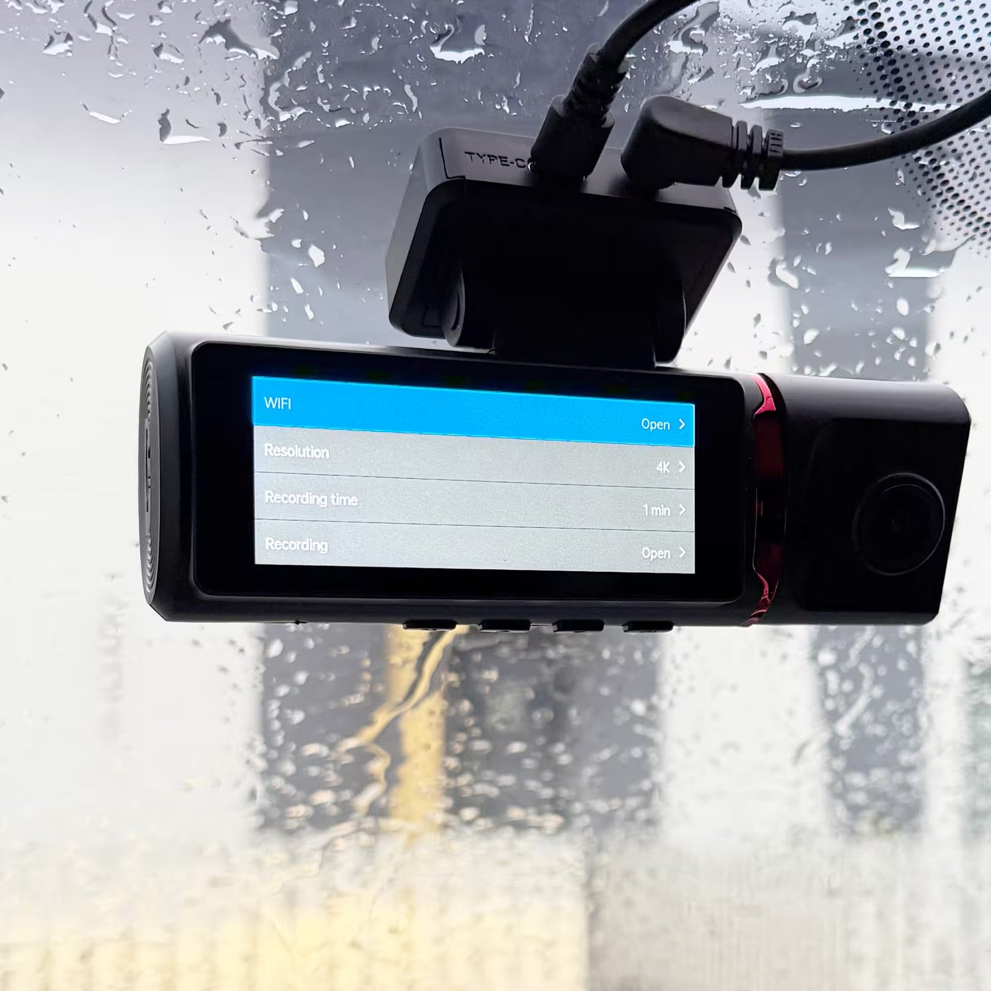 CAMERA AUTO TRIPLA - NOAR 3VISION 4K, SENZOR IMPACT, FILMARE IN PARCARE, APLICATIE TELEFON