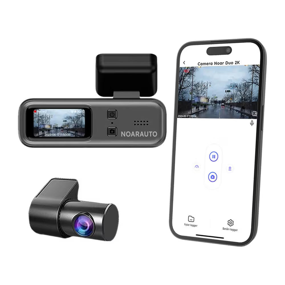 CAMERA DE BORD NOAR DUO 2K + APLICATIE PE TELEFON