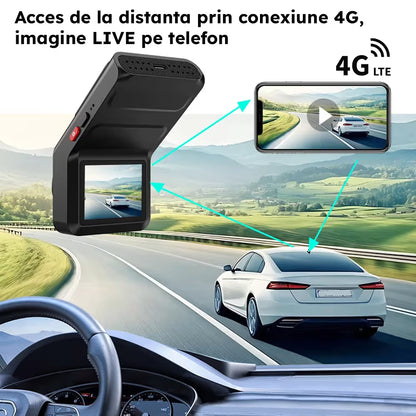 CAMERA AUTO 4G CARTELA SIM - NOAR ULTRA 4G, 4K + FULL HD, GPS, ACCES DE LA DISTANTA