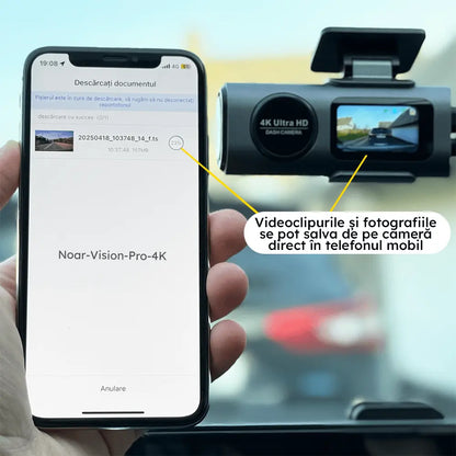 CAMERA DE BORD NOAR VISION PRO 4K + CARD 128GB CADOU
