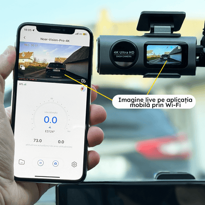 CAMERA DE BORD NOAR VISION PRO 4K + CARD 128GB CADOU