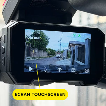 CAMERA DE BORD NOAR Q100 WIFI - 4 CANALE, 4K + FULL HD, GPS, TOUCHSCREEN, FILMARE NOCTURNA