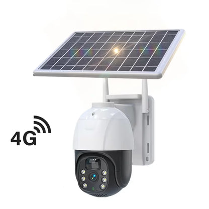 CAMERĂ SUPRAVEGHERE 2K, CONEXIUNE 4G, PANOU SOLAR, VEDERE 360, CONTROL DIN APLICAȚIE