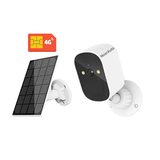 CAMERĂ DE SUPRAVEGHERE SOLARĂ FIXĂ 4G 2K, VEDERE NOCTURNĂ, AUDIO BIDIRECȚIONAL, CONTROL DIN APLICAȚIE