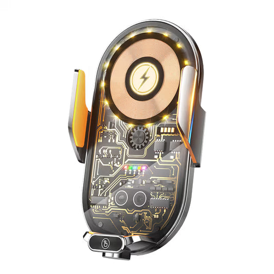 SUPORT TELEFON AUTO CU ÎNCĂRCĂTOR WIRELESS MAGNETIC COMPATIBIL MAGSAFE