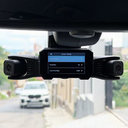 CAMERA DE BORD NOAR Q100 WIFI - 4 CANALE, 4K + FULL HD, GPS, TOUCHSCREEN, FILMARE NOCTURNA