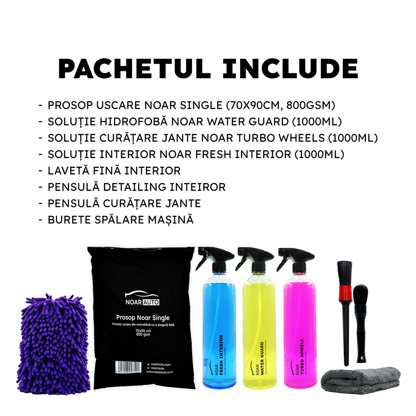 PACK COMPLET INGRIJIRE AUTO