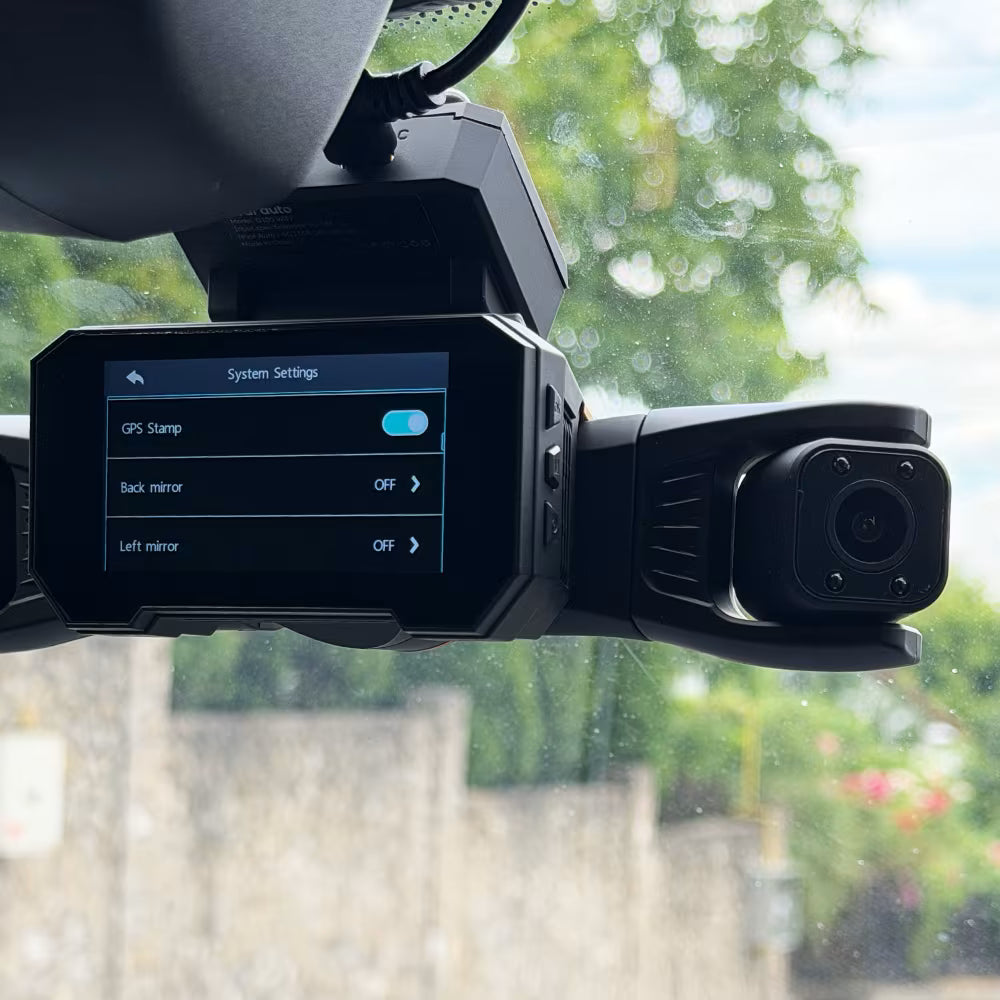 CAMERA DE BORD NOAR Q100 WIFI - 4 CANALE, 4K + FULL HD, GPS, TOUCHSCREEN, FILMARE NOCTURNA